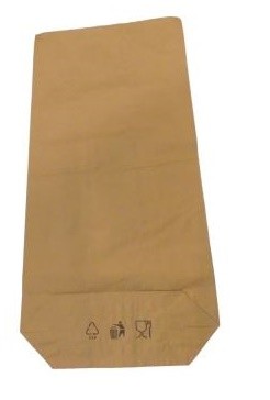 Pytel papírový 55x110x18cm hnědý 3vr - Úklidové a ochranné pomůcky Obalový materiál Pytle na odpad 40 - 60 Mi / slabé